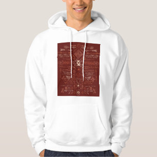 Navajo Aztec: Ethnic Doodle Pattern. Hoodie
