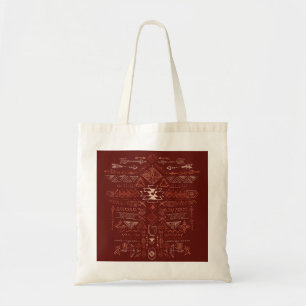 Navajo Aztec: Ethnic Doodle Pattern. Tote Bag