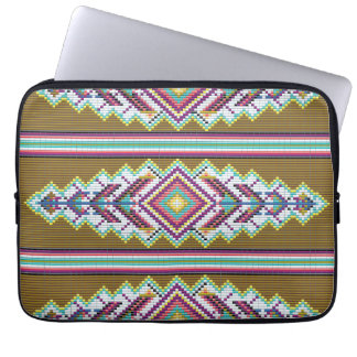 Navajo Bead Pattern Laptop Sleeve