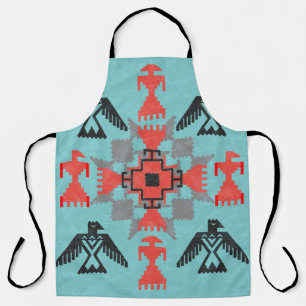 Navajo Birds, Ethnic Tribal Vintage. Apron