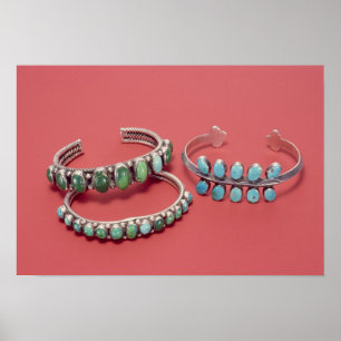 Navajo bracelets poster