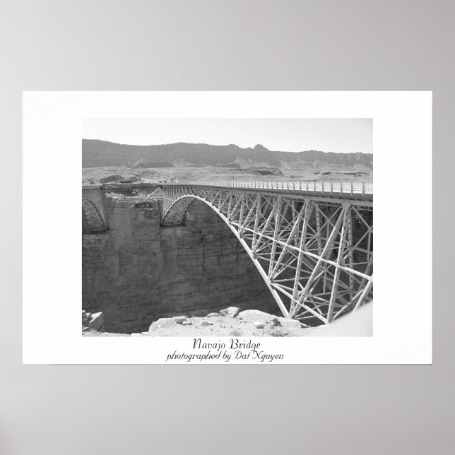 Navajo Bridge Poster (Front)