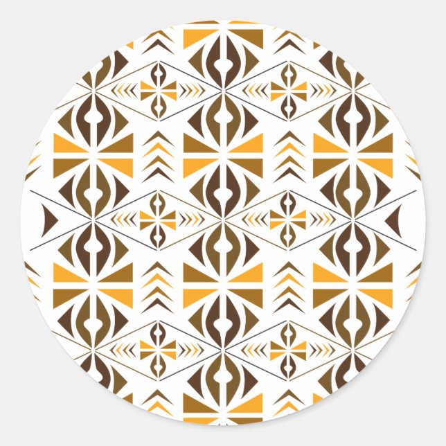 Navajo Classic Round Sticker (Front)