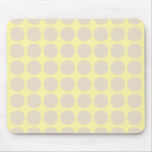 Navajo Cream Neutral Dots Mouse Pad