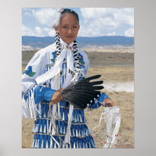 Navajo dancer poster