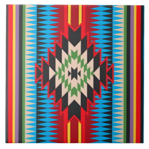 Navajo Design -2 Ceramic Tile
