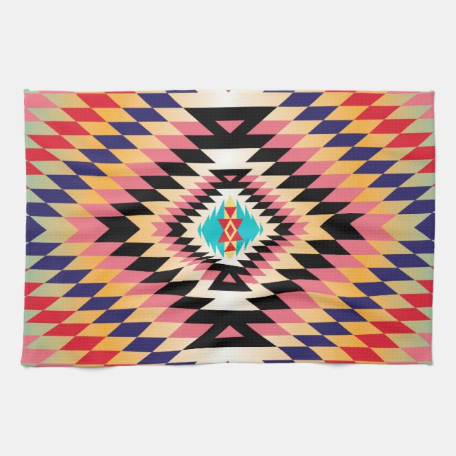 Navajo Design-7 Kitchen Towels (Horizontal)
