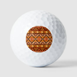Navajo Ethnic Ornament: Vintage Seamless Golf Balls