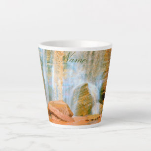 Navajo Falls Arizona Thunder_Cove Latte Mug