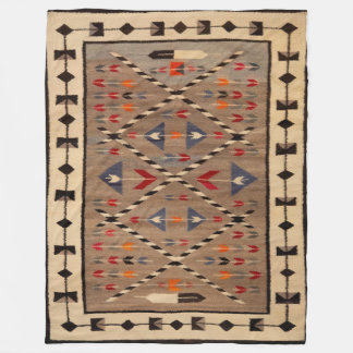 NAVAJO HORSE SADDLE BLANKET PRINT FROM 1900