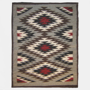 NAVAJO INDIAN (Simulated) Fleece Blankets