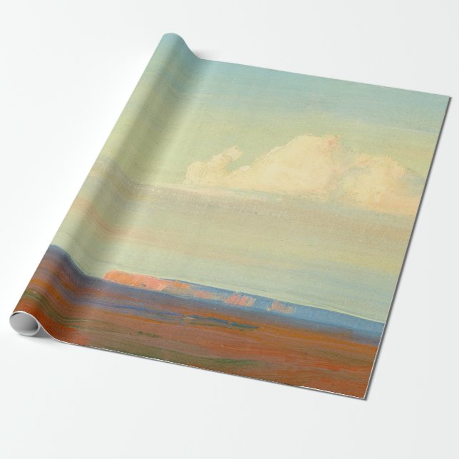 Navajo Land, Southwest of Chinle by Maynard Dixon Wrapping Paper (Unrolled)