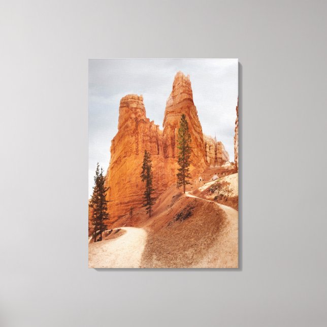 Navajo Loop Trail, Bryce Canyon Canvas Print (Front)