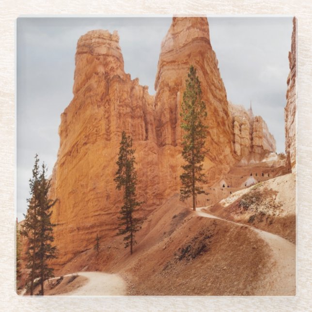 Navajo Loop Trail, Bryce Canyon Glass Coaster (Front)