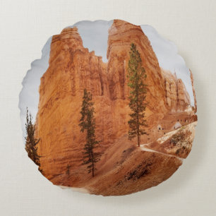 Navajo Loop Trail, Bryce Canyon Round Cushion