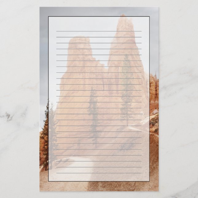 Navajo Loop Trail, Bryce Canyon Stationery (Front)