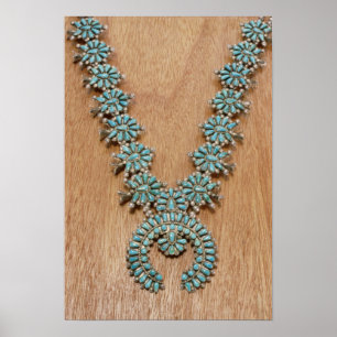 Navajo necklace poster