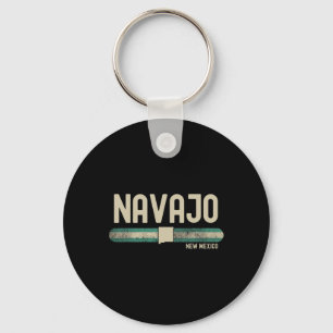 Navajo Nm New Mexico Travel & 80s Style Key Ring