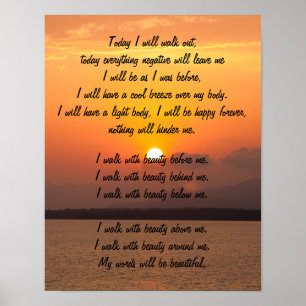 Navajo Prayer Poster