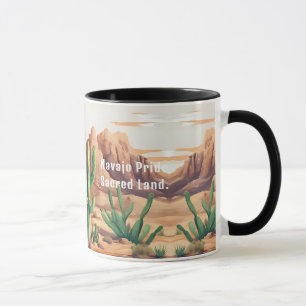 Navajo Pride Typography Spirit Mug