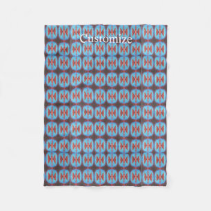Navajo red rocks Thunder_Cove Fleece Blanket