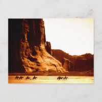 Navajo Riders In Canyon De Chelly 1904 By Edward C