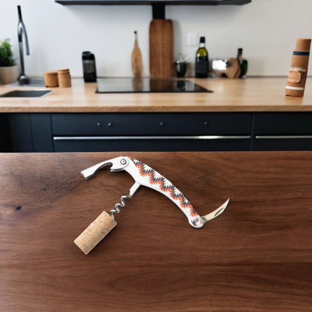 Navajo Style Art Corkscrew (Corkscrew Bottle Opener)