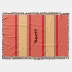 "Navajo" Style Fleece Throw Blanket