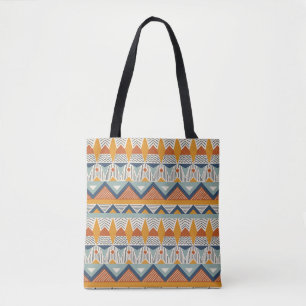 Navajo Style Seamless Pattern Design Tote Bag