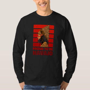 Navajo Tribe Woman Proud Native American Navajo T-Shirt