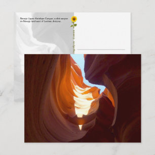 Navajo Upper Antelope Canyon (1) - postcard