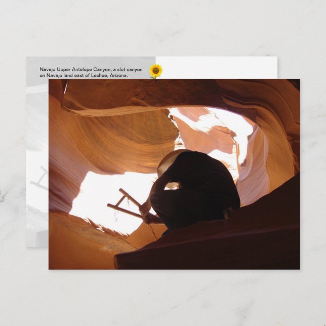 Navajo Upper Antelope Canyon (2) - postcard (Front/Back)