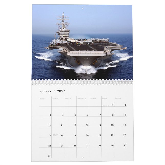 NAVAL AVIATION 2011 - Customised Calendar (Jan 2027)