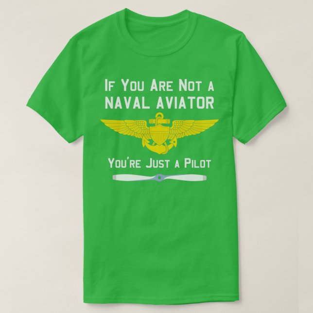 Naval Aviator  T-Shirt (Design Front)
