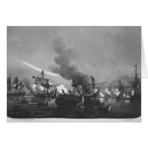 Naval battle of Grand Port, Mauritius, in 1810