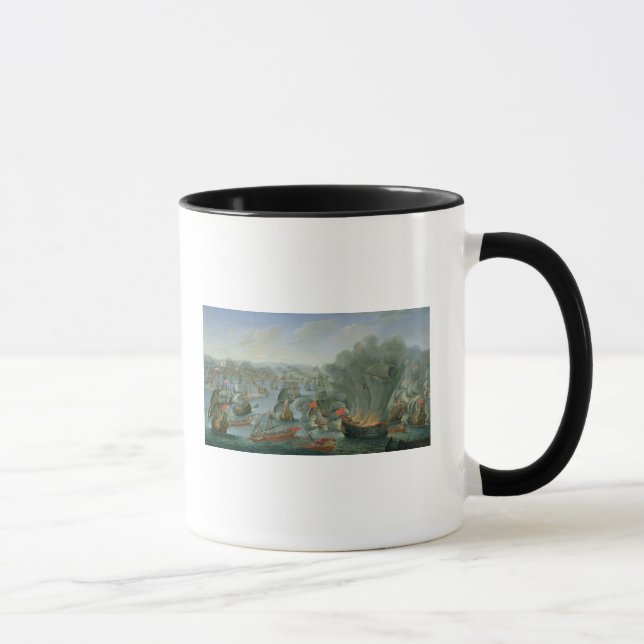Naval Battle with the Spanish Fleet Mug (Right)