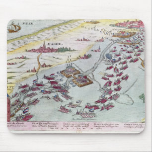 Naval Combat off the Coast of The Hague Mouse Pad