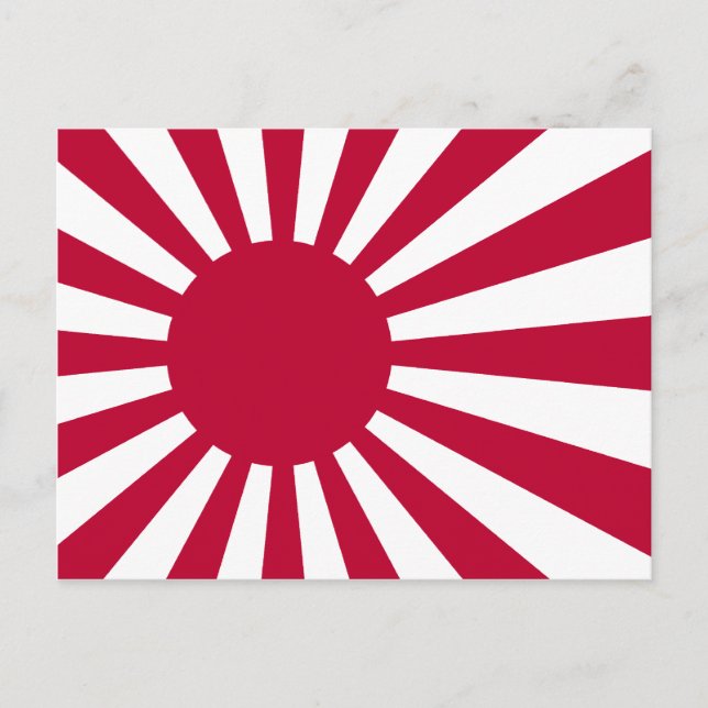 Naval Ensign Of Japan, Japan Postcard (Front)