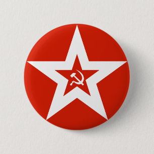 Naval Flag 6 Cm Round Badge