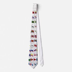 Naval Flags of the World Tie