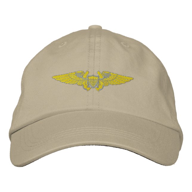 Naval Flight Officer Embroidered Hat (Front)