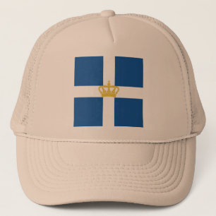Naval Jack Kingdom Greece, Greece Trucker Hat