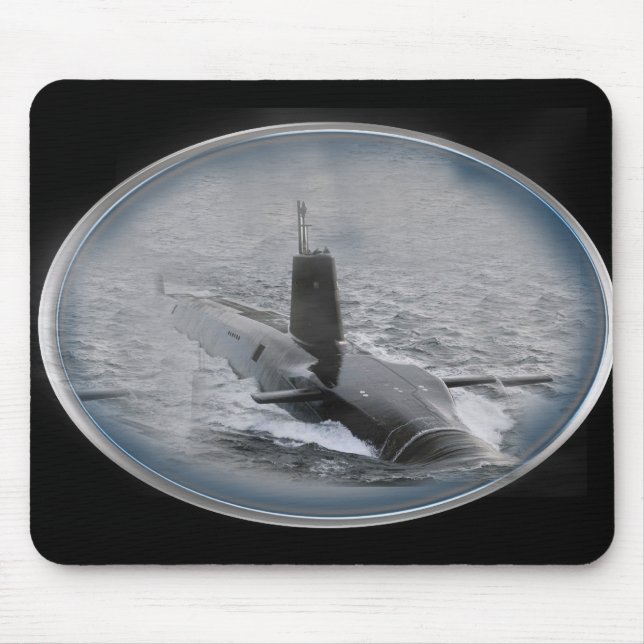 Naval nuclear sub mouse pad (Front)
