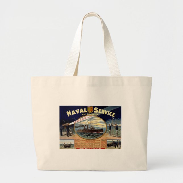 Naval Service of Canada Large Tote Bag (Front)