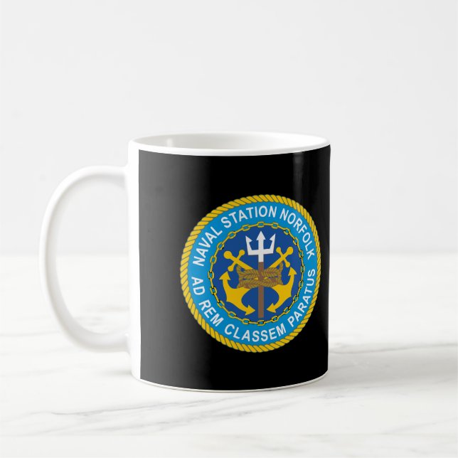 Naval Station Norfolk Coffee Mug (Left)