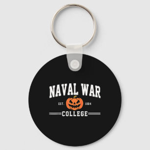 Naval War College Arch Halloween Design Vintage Fu Key Ring
