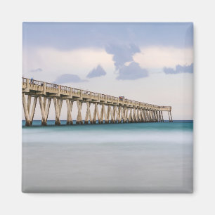 Navarre Beach Fishing Pier Magnet