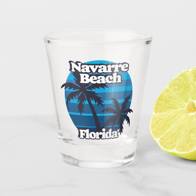 Navarre Beach Florida Shot Glass (Front)