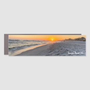 Navarre Beach Florida Sunset Car Magnet