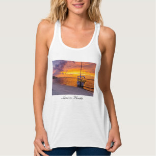 Navarre Florida Fire Sunset Tank Top